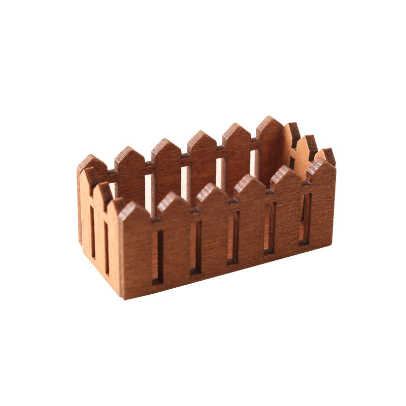 Wood Fence Mini Model, Micro Landscape Fairy Garden Accessories