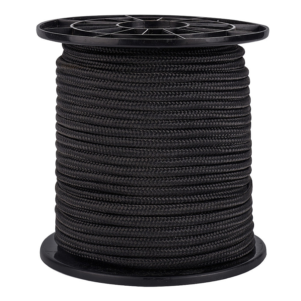 6mm Parachute Cord Black & White Color One Meter