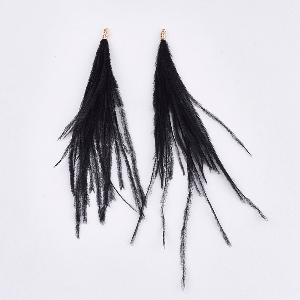 Feather Tassel Pendants 2 Pack