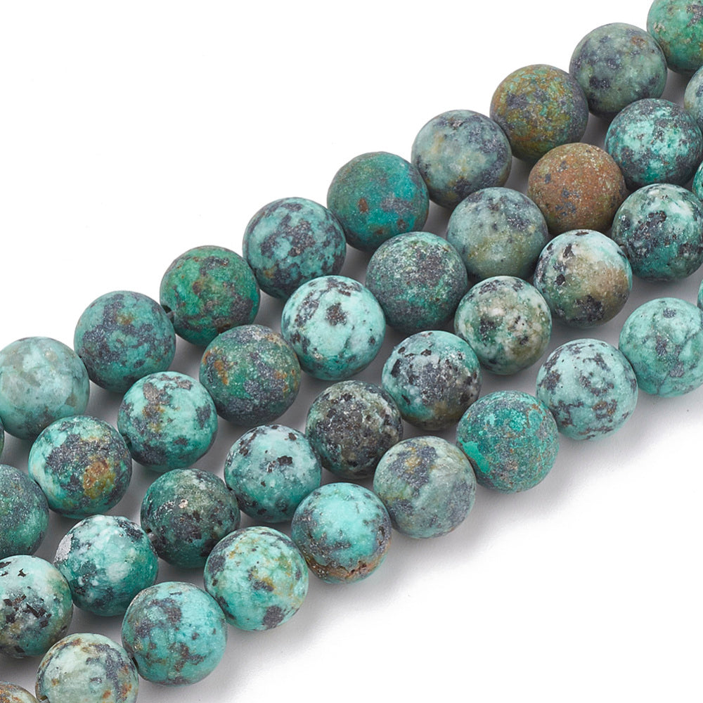 African Turquoise Frosted Asst sizes