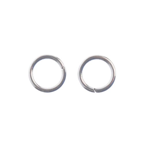 Stainless Steel Jump Ring 5mm (100pcs) The Pink Bead Shop