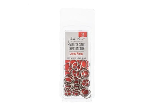 Stainless Steel Jump Ring 10mm (75pcs) The Pink Bead Shop