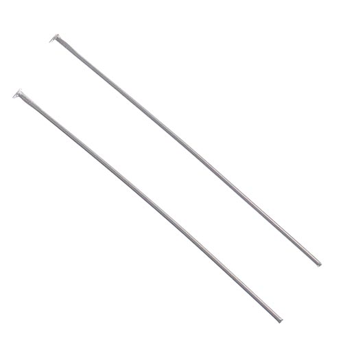 Stainless Steel Head Pins 40mm (100pcs) The Pink Bead Shop
