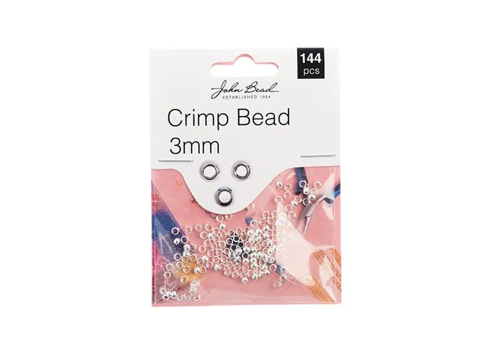 Crimp Bead 3mm Gold & Silver 144pcs