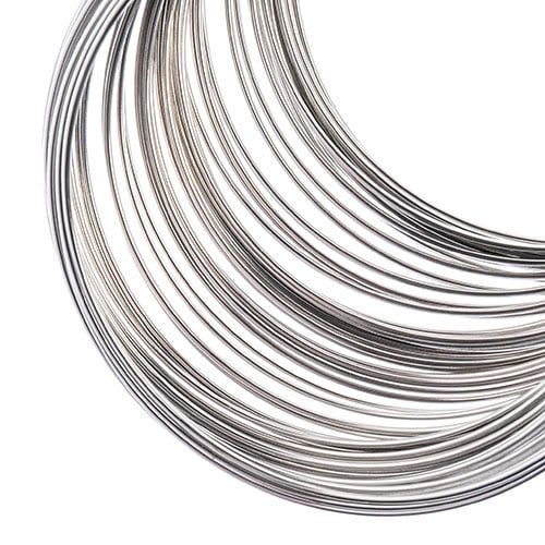 Must Have Findings Regular Memory Wire 6cm (2.36”) 0.8mm | The Pink Bead Shop Canada
