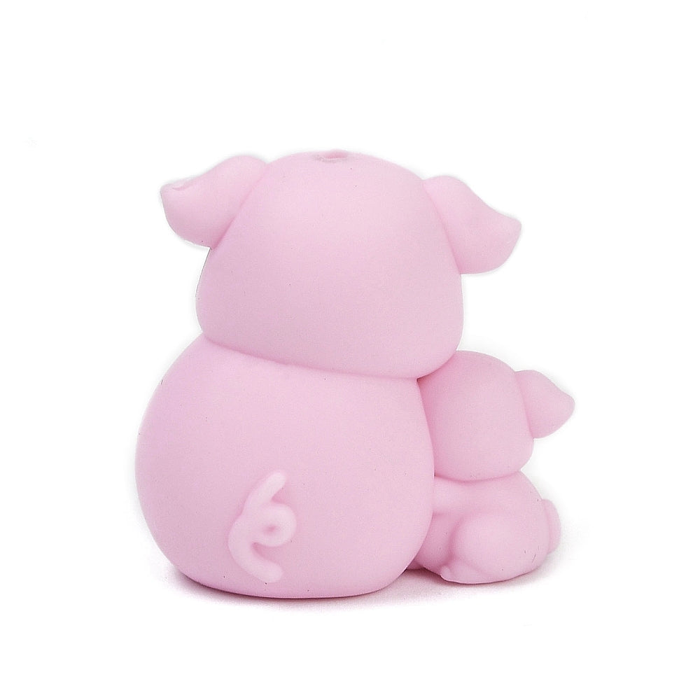 Pig Silicone Focal Beads