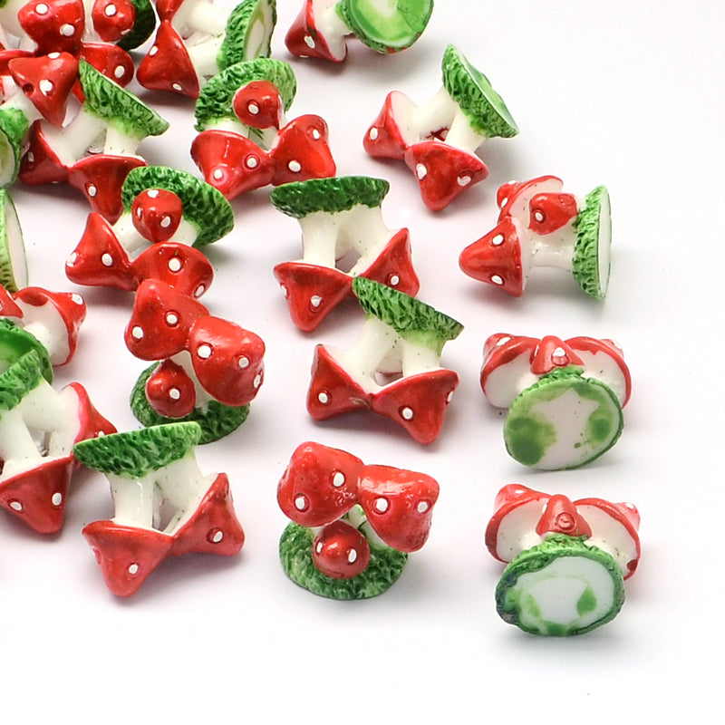 Mushroom Resin; Fairy Garden Supplies