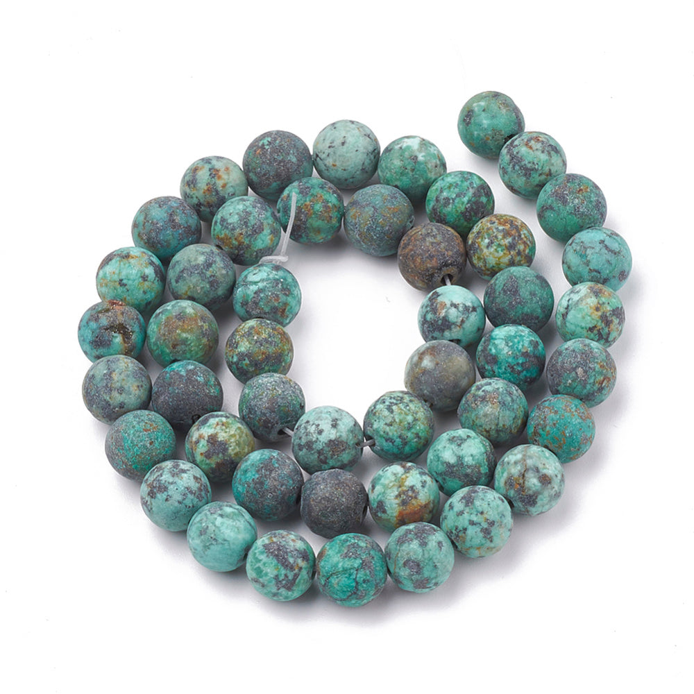 African Turquoise Frosted Asst sizes