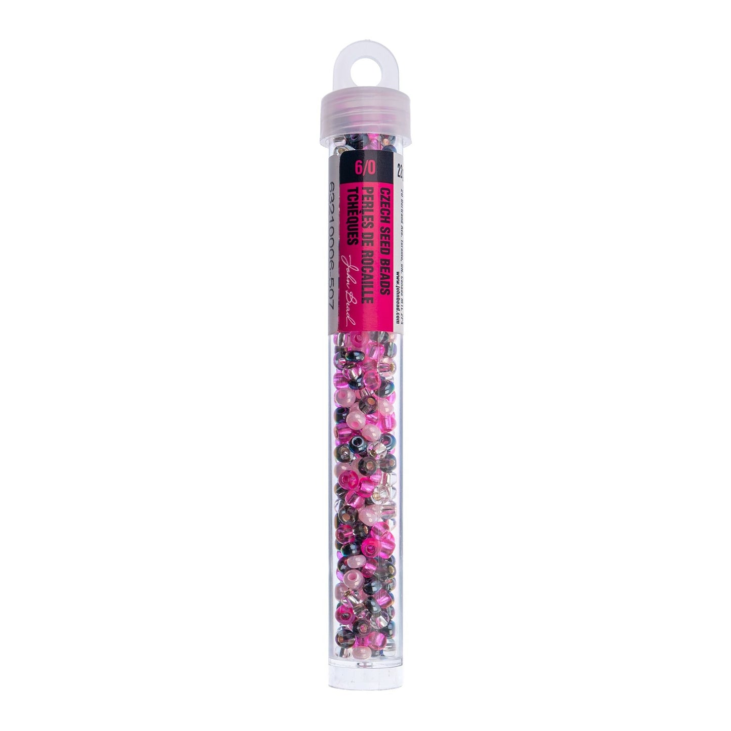 Czech Seed Beads 6/0 Hawaii Mix 22 Gram Vial | The Pink Bead Shop Canada