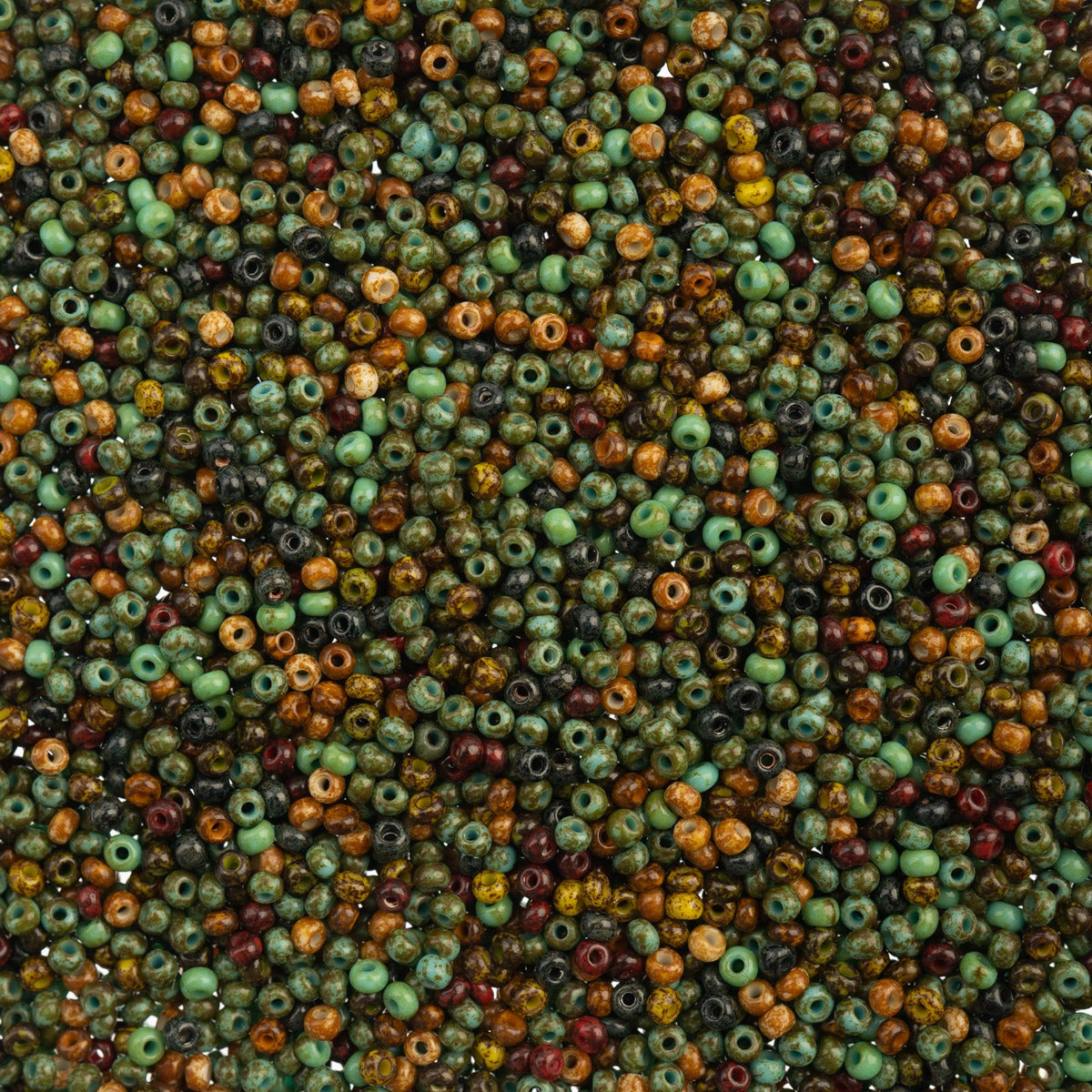 Czech Seed Beads 22g vial size 10 asst colors
