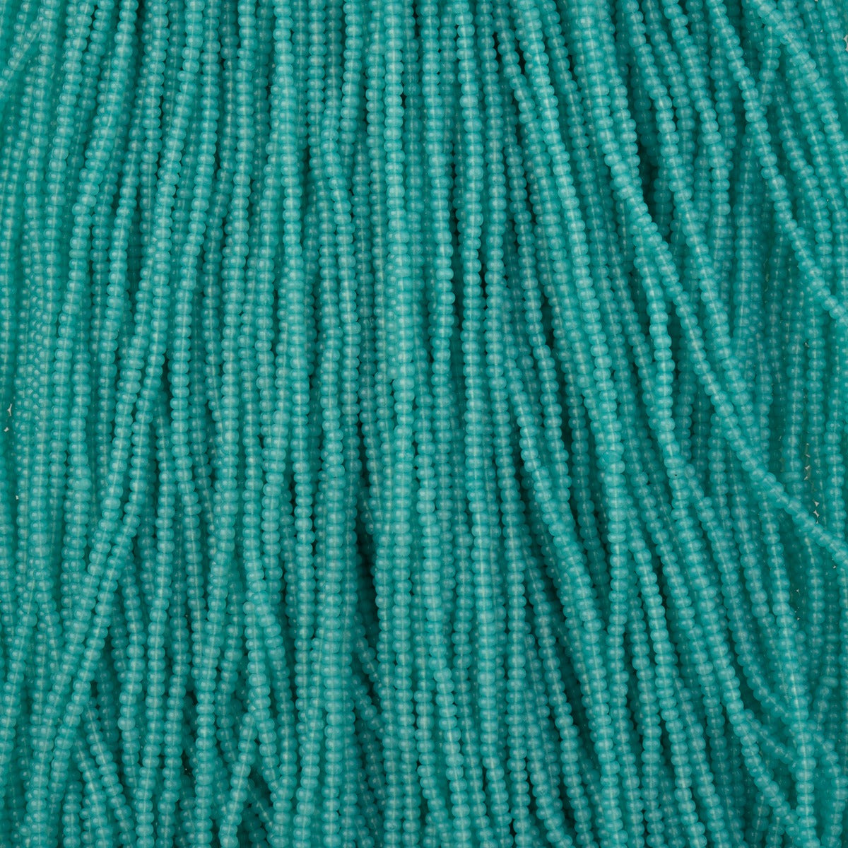 Czech Seed Bead 11/0 Alabaster Turquoise Solgel Strung
