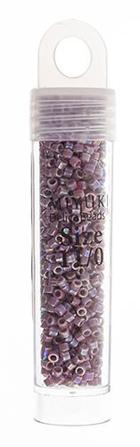 Miyuki Delica Size 11/0 Seed Beads – Light Lilac AB – 5.2g Vial | The Pink Bead Shop Canada