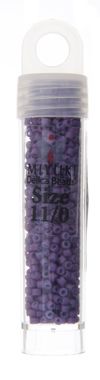 Miyuki Delica Size 11/0 Seed Beads – Lavender Dyed – 5.2g Vial | The Pink Bead Shop Canada
