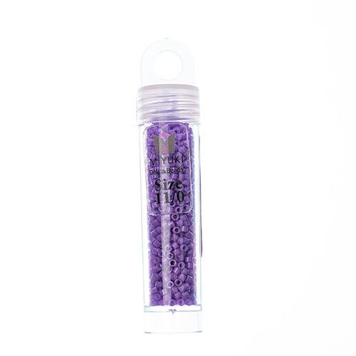 Miyuki Delica Size 11/0 Seed Beads – Violet Opaque Dyed – 5.2g Vial | The Pink Bead Shop Canada