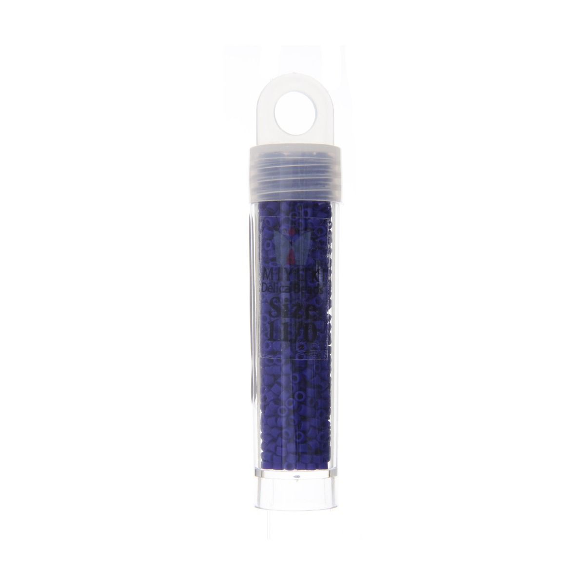 Miyuki Delica Size 11/0 Seed Beads – Cobalt Blue Matte – 5.2g Vial | The Pink Bead Shop Canada
