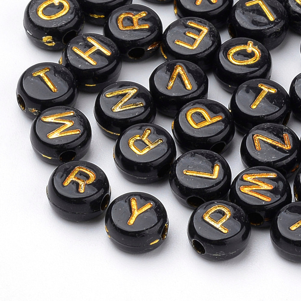 Alphabet Spacer Beads
