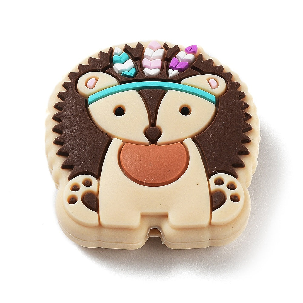 Hedgehog Silicone Bead