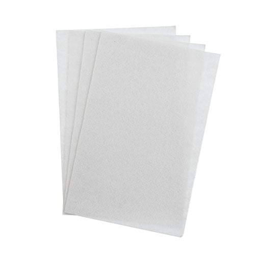 GoodFelt Beading Foundation 1.5MM 5x8in White (4pcs/pkg) | The Pink Bead Shop Canada