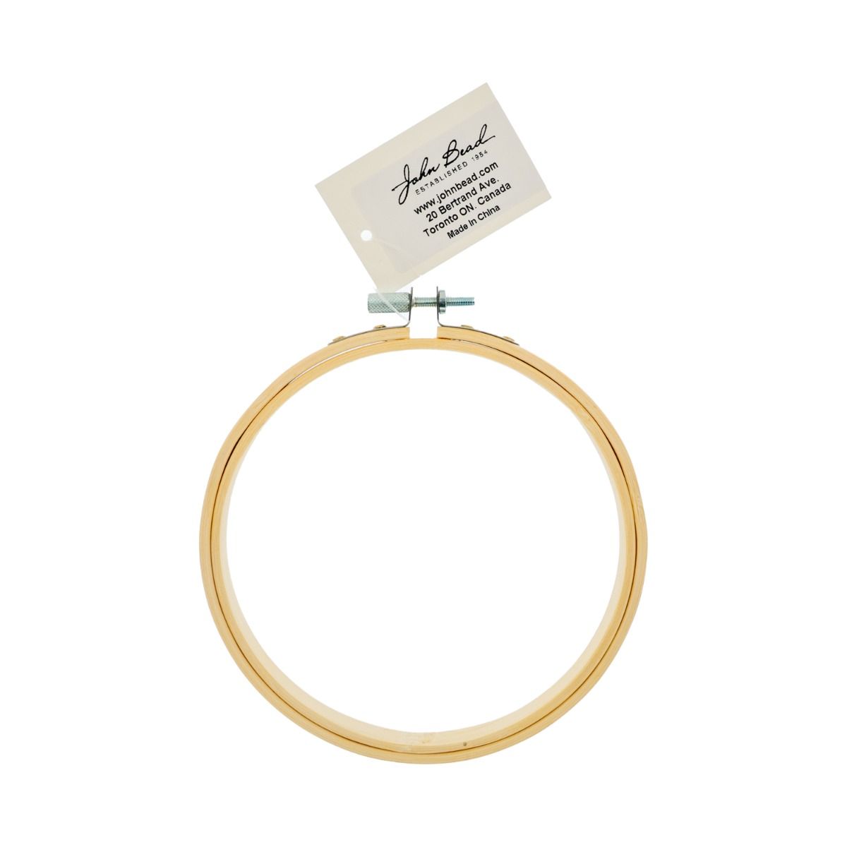 Natural Wood Embroidery Hoop 5 Inch | The Pink Bead Shop Canada
