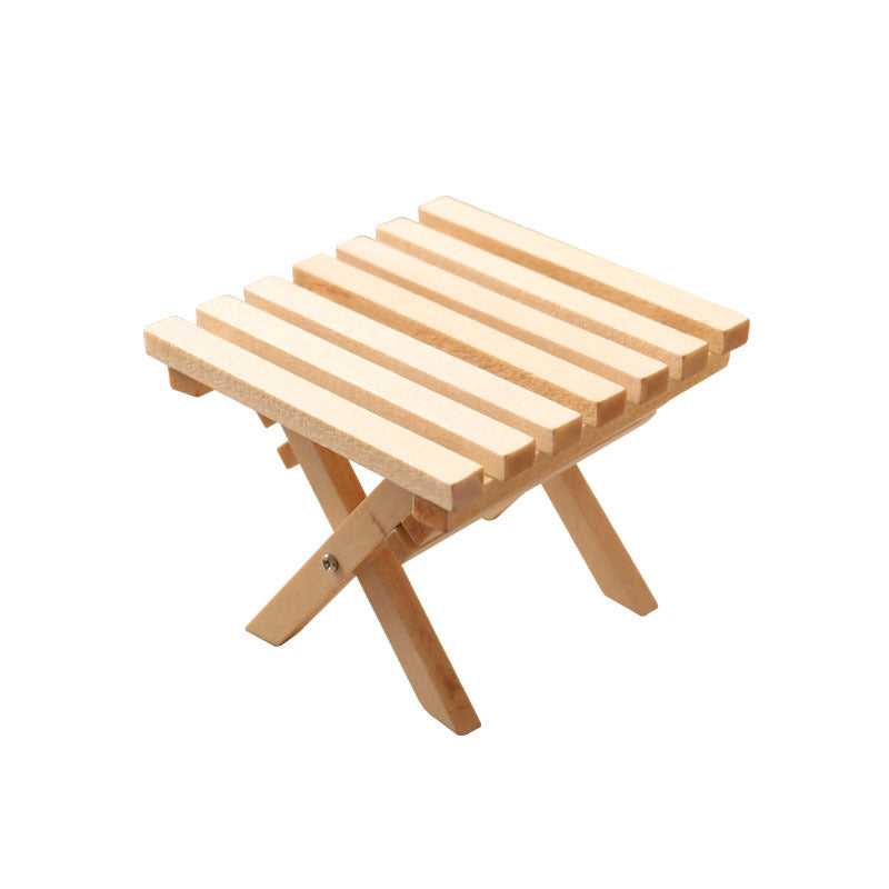 Wood Miniature Ornaments, Micro Landscape Fairy Garden Supplies, Table