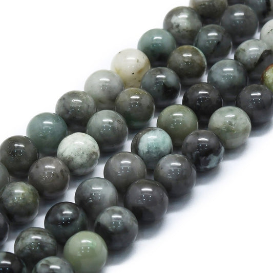 Natural Emerald  Quartz Beads Strands, Round, 8mm