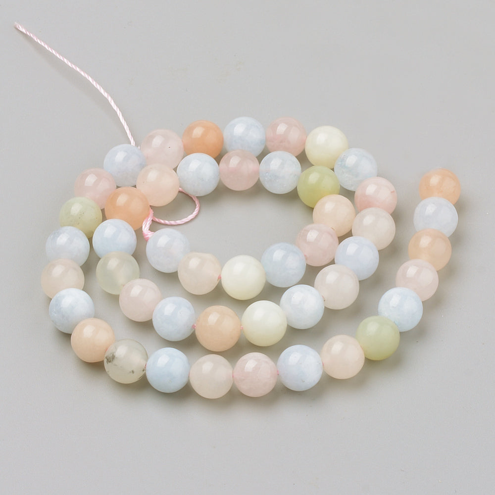 Morganite Natural Bead Strands Asst Sizes