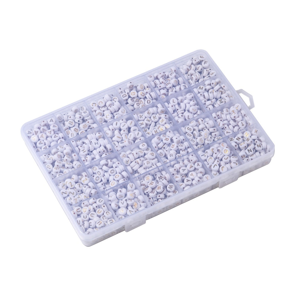 Alphabet Spacer Beads