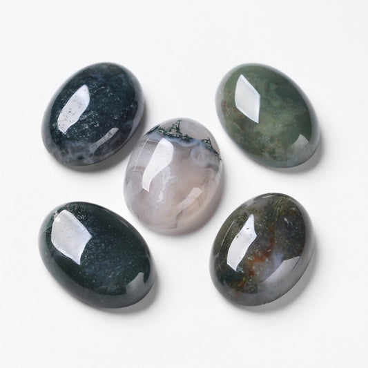 Gemstone Cabochons 18mm wide, 25mm long, 8.5mm thick. 2 Pack