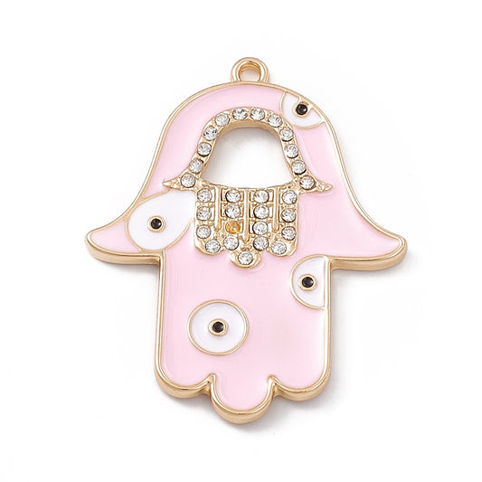 Hamsa Hand with Evil Eye pendant