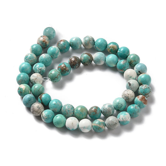 Magnesite Bead Strands 8mm Turquoise