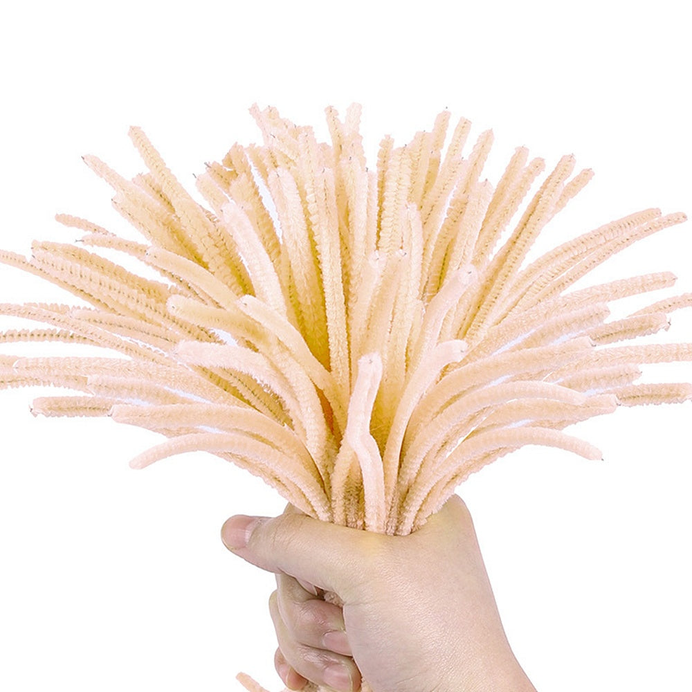 Peach Puff Pipe Cleaners | 100 Pack | The Pink Bead Shop Canada