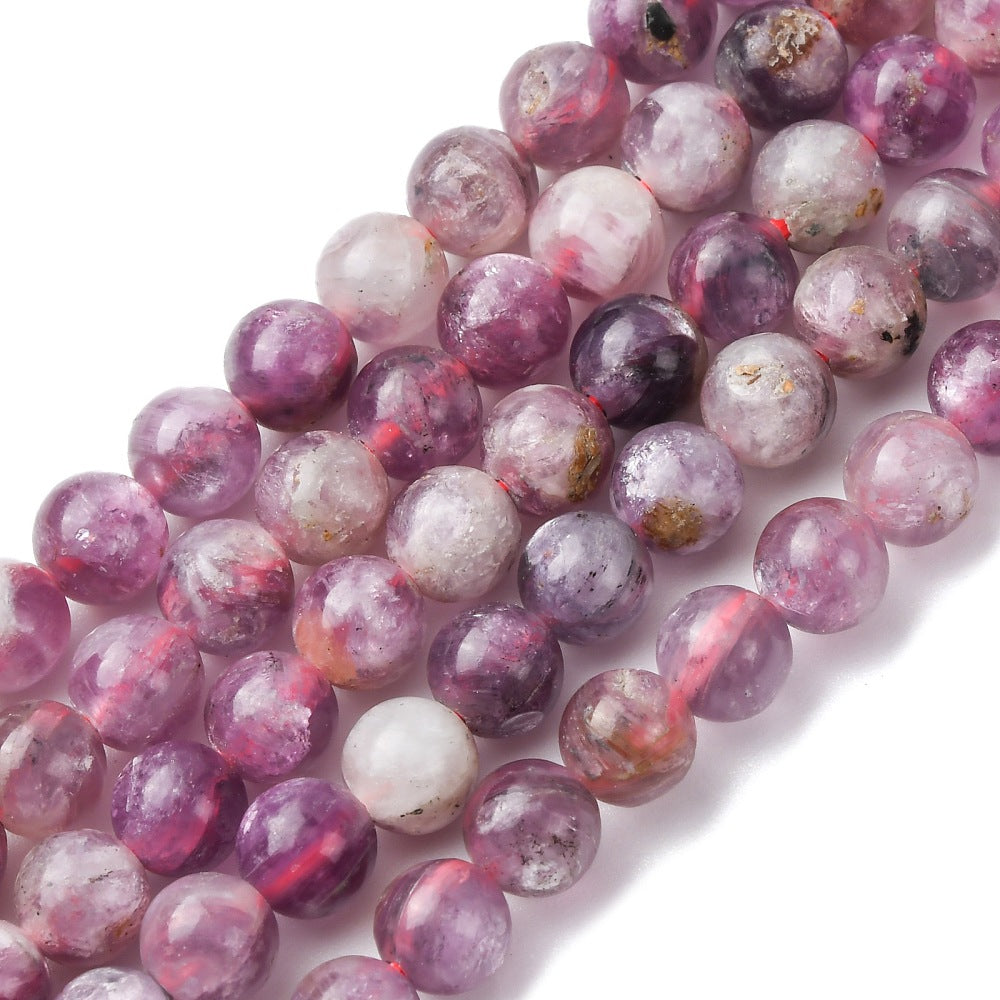 Lepidolite Purple Mica 6mm Natural Stone Beads | The Pink Bead Shop Canada