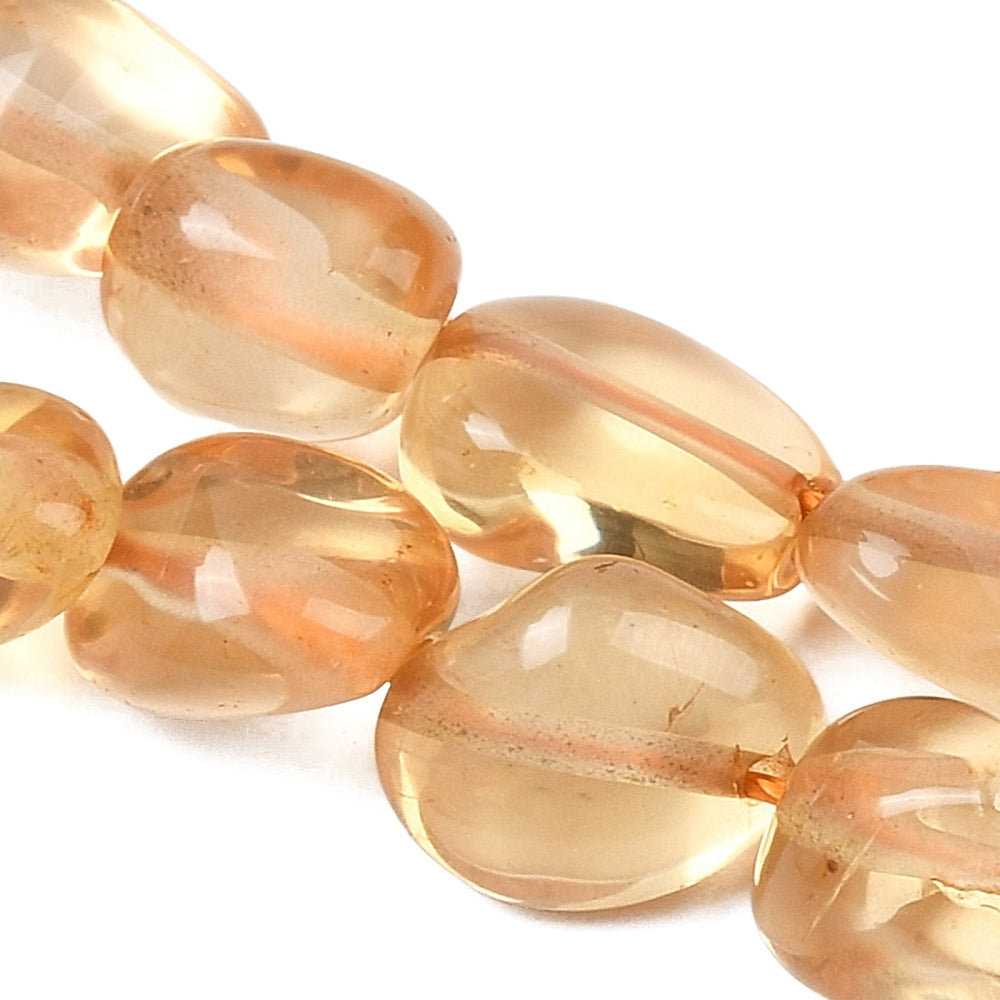 Citrine Beads  Natural– Nuggets 7–14.5×8–10×4–7.5mm (Approx. 40–42pcs/Strand)