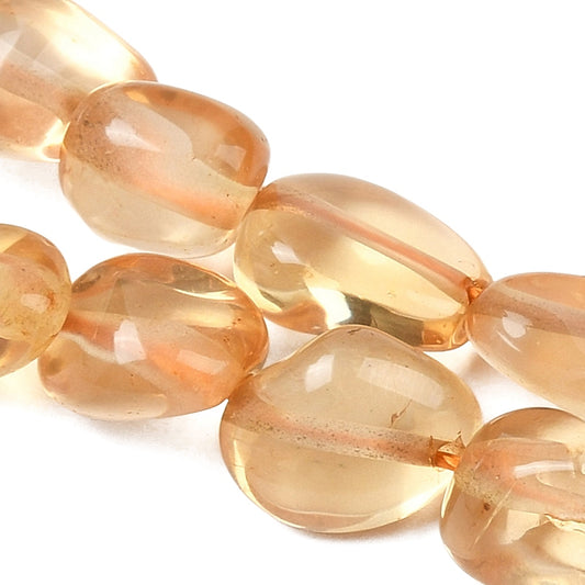 Citrine Beads  Natural– Nuggets 7–14.5×8–10×4–7.5mm (Approx. 40–42pcs/Strand)