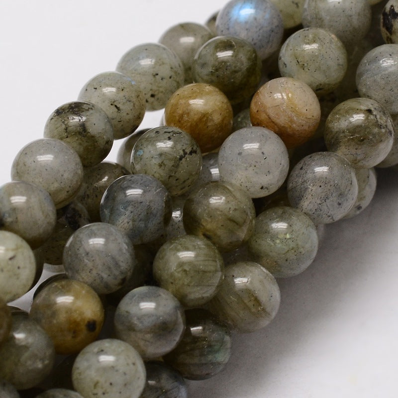 Labradorite Round Beads – 8mm The Pink Bead Shop
