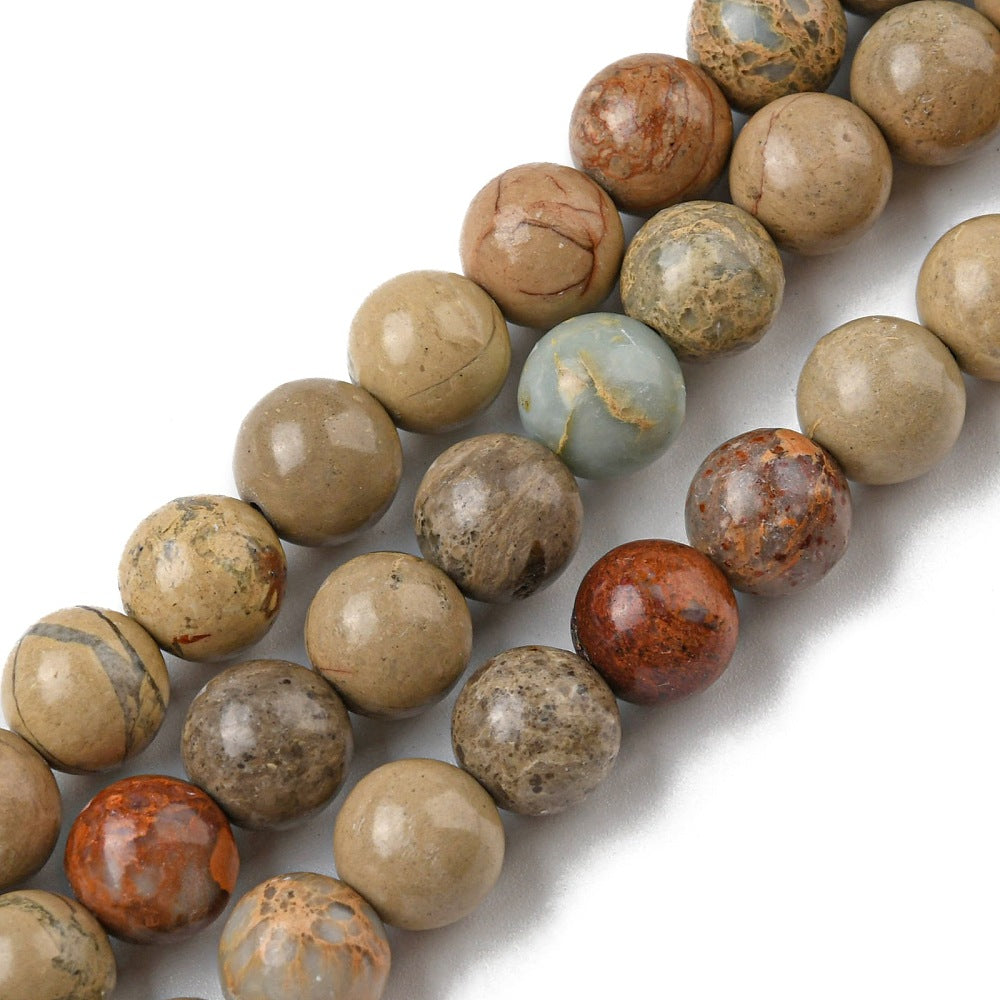 Aqua Terra Natural Aqua Terra Jasper Beads 8mm | The Pink Bead Shop Canada Jasper Beads 8mm | The Pink Bead Shop Canada