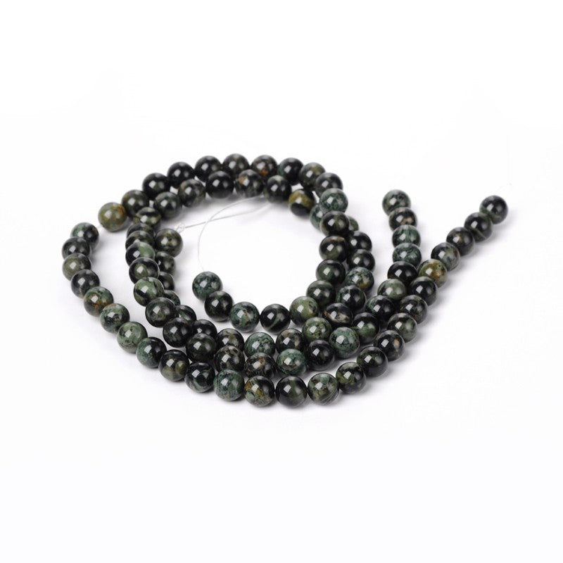 Kambaba Jasper Beads – Smooth Round 8mm | The Pink Bead Shop Canada