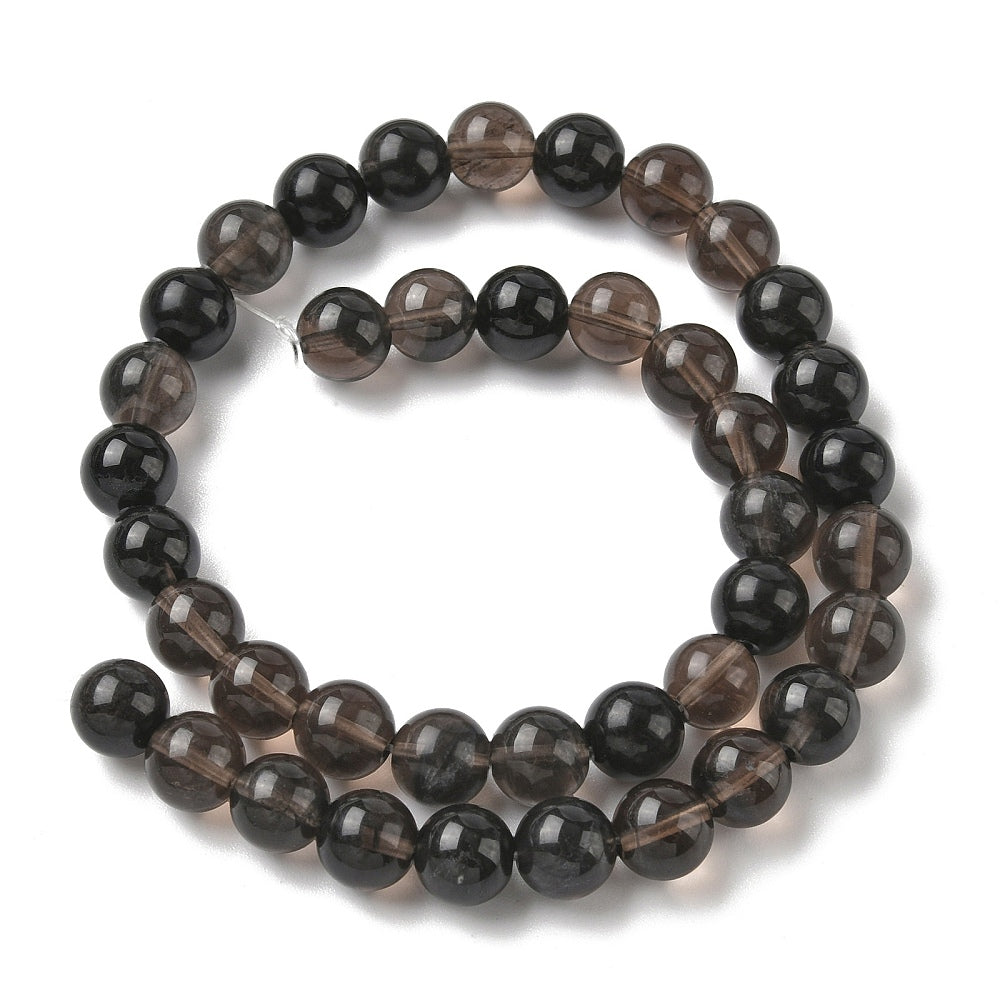 Natural Ice Obsidian Beads | Round Gemstone Strands 6mm, 8mm & 10mm | The Pink Bead Shop Canada