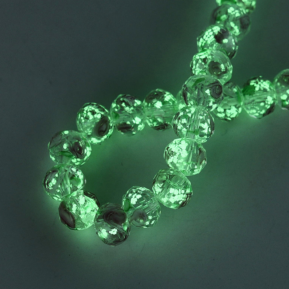 9–10mm Luminous Misty Rose Lampwork Glass Flower Beads | The Pink Bead Shop Canada