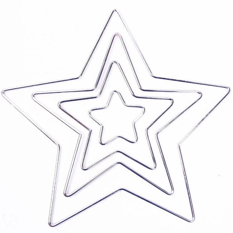 Star Macrame Hoops – 200mm | Metal Craft Frames | The Pink Bead Shop Canada