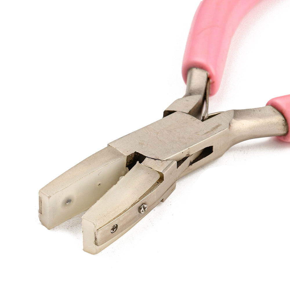 Nylon Jaw Flat Nose Pliers | Pink Jewelry Making Tools | The Pink Bead Shop Canada