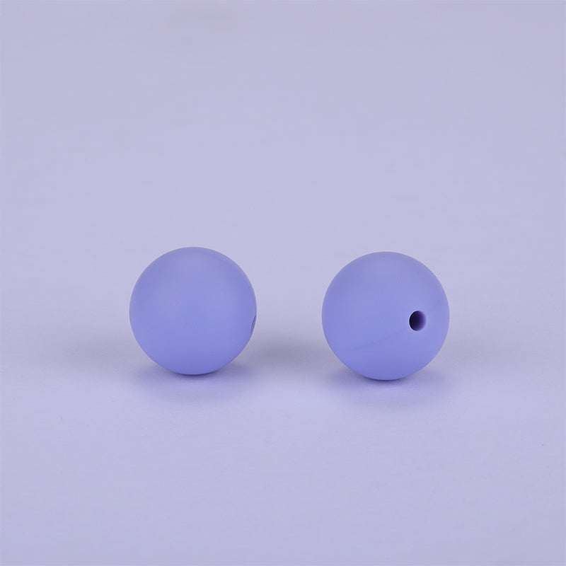 Round Silicone Focal Beads, Asst Colors Bulk