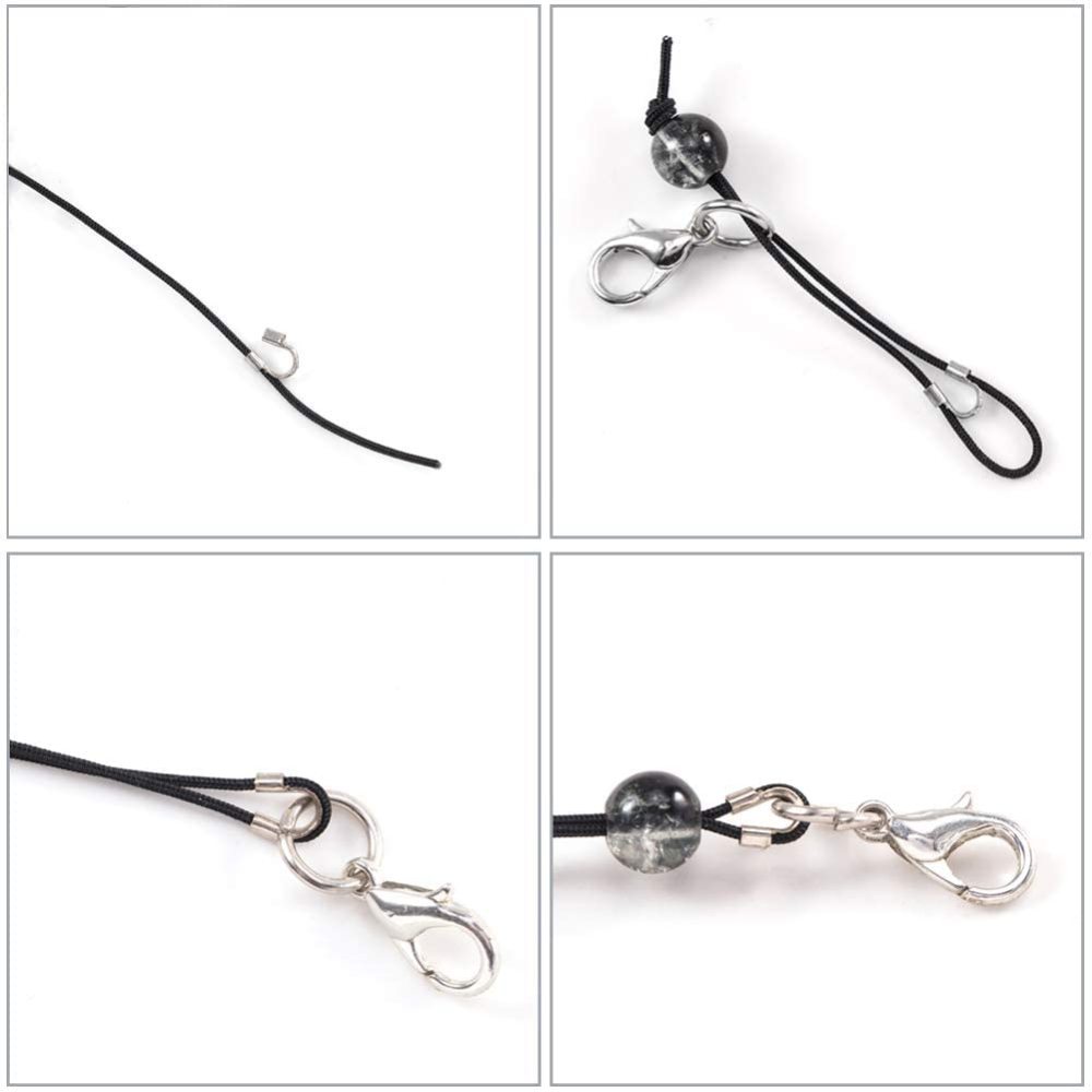 Black Ion-Plated 316 Stainless Steel Wire Guardians – 4.5mm – Pack of 20 | The Pink Bead Shop Canada