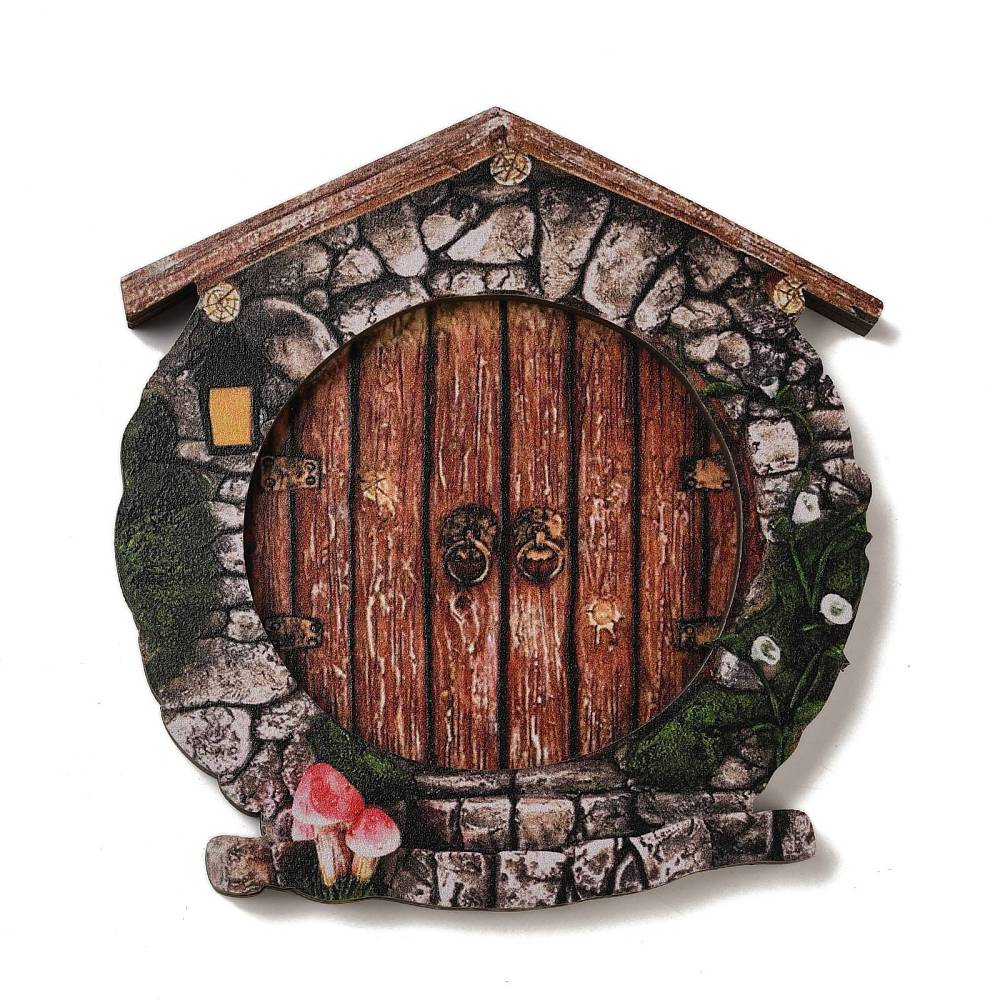 Miniature Wooden Garden Door, for Fairy Gardens