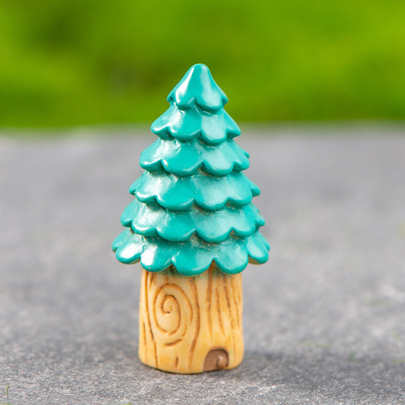 Resin Miniature Trees, for Micro Landscape, Fairy Garden Decor