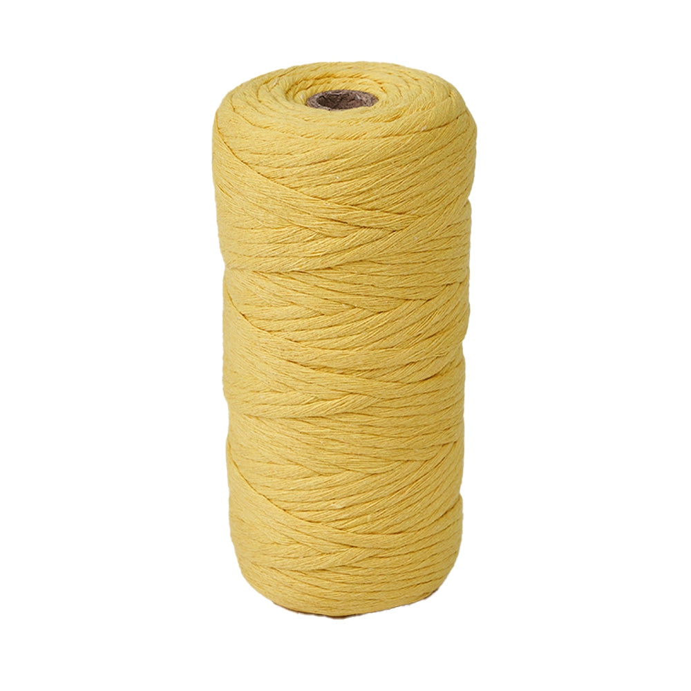 Cotton Macrame Cord 3mm Light Khaki 100m