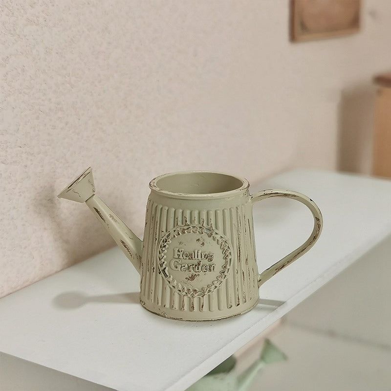 Alloy Watering Can Mini Model, Micro Landscape Fairy Garden Accessories