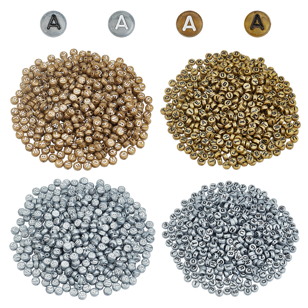 Alphabet Spacer Beads