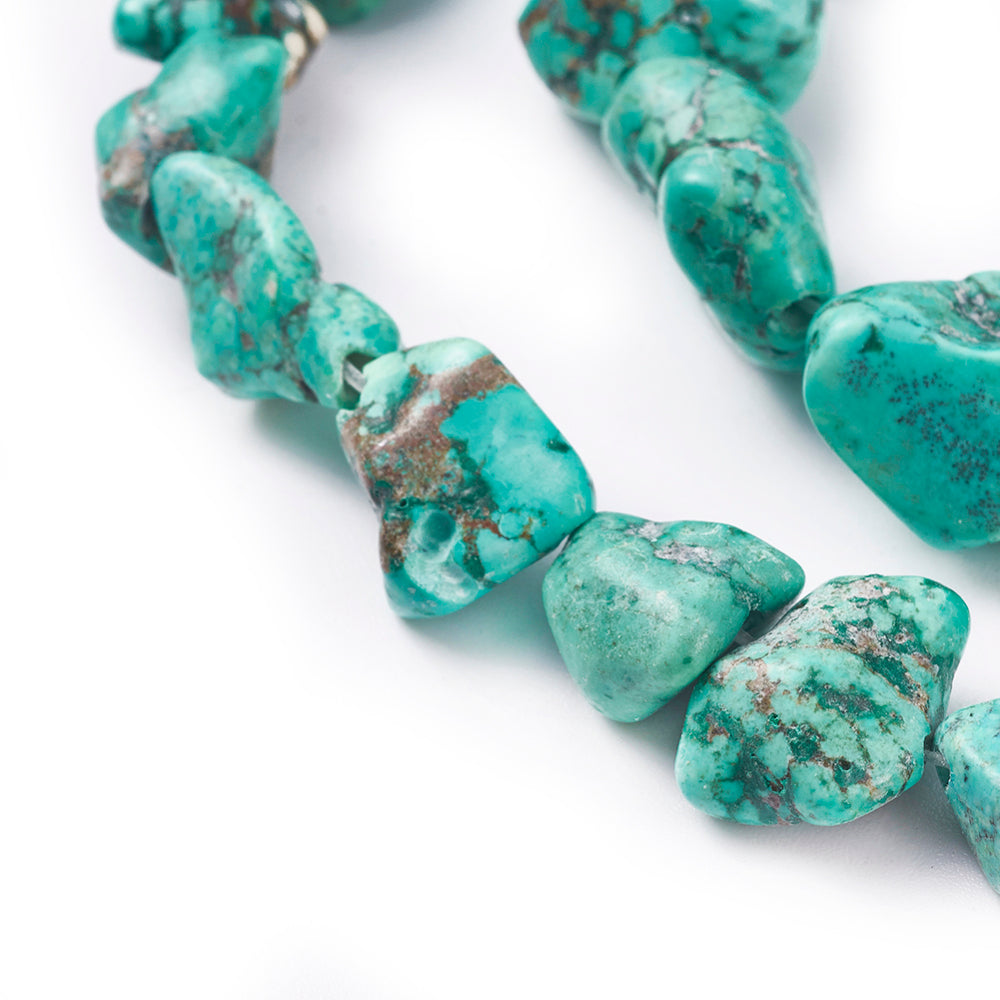 Magnesite 8mm Bead Strands Nuggets Turquoise