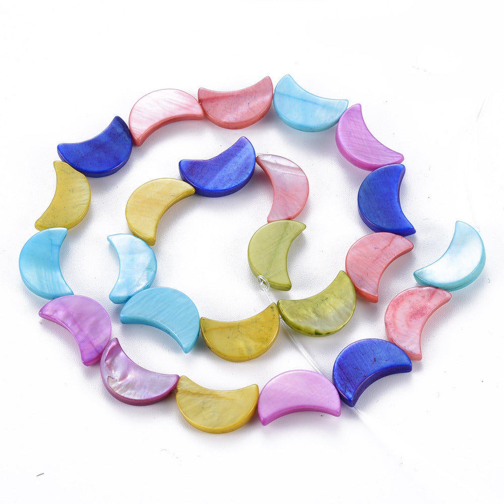 Moon, Mixed Color 15mm